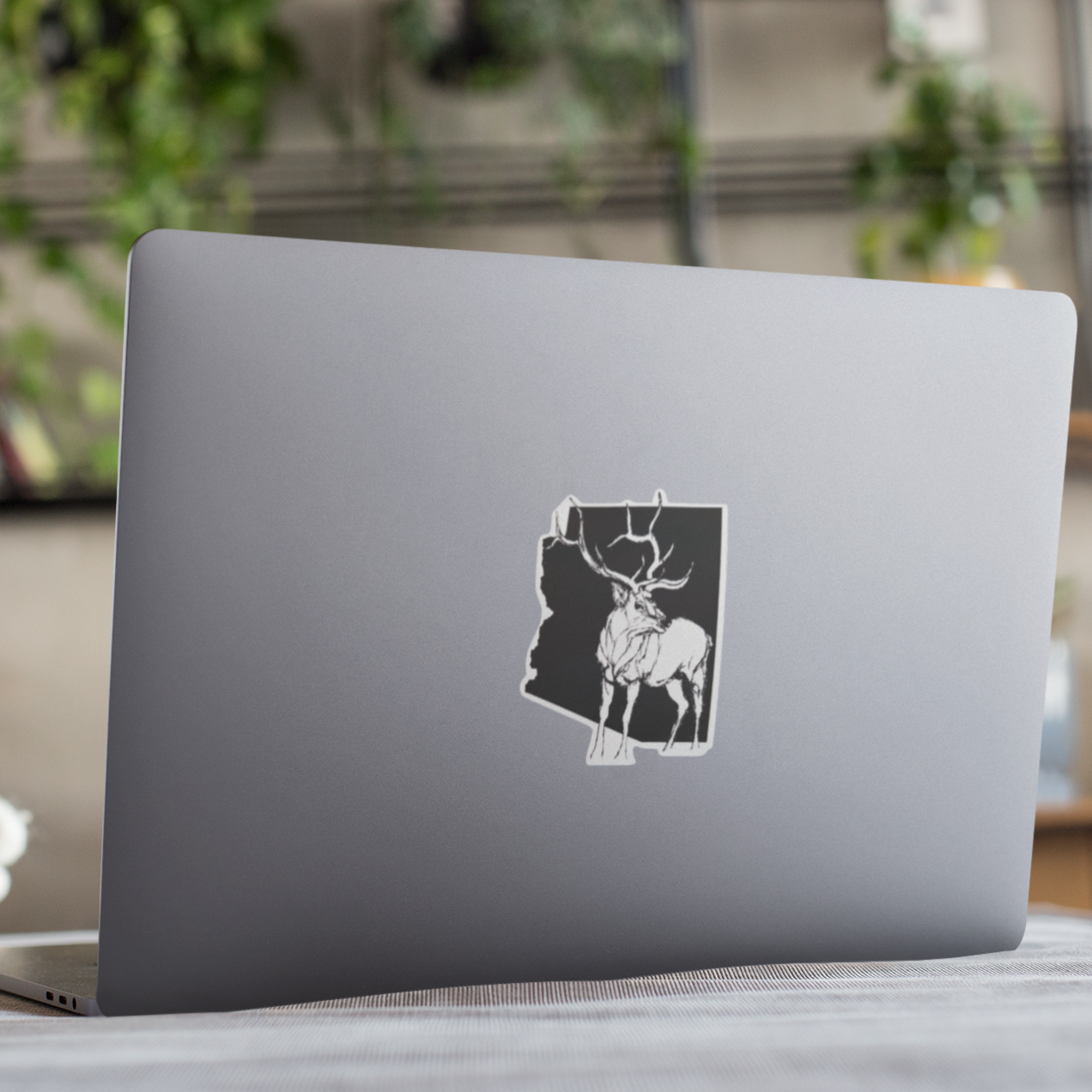 Vinyl Sticker/Decal - "AZ White Elk"