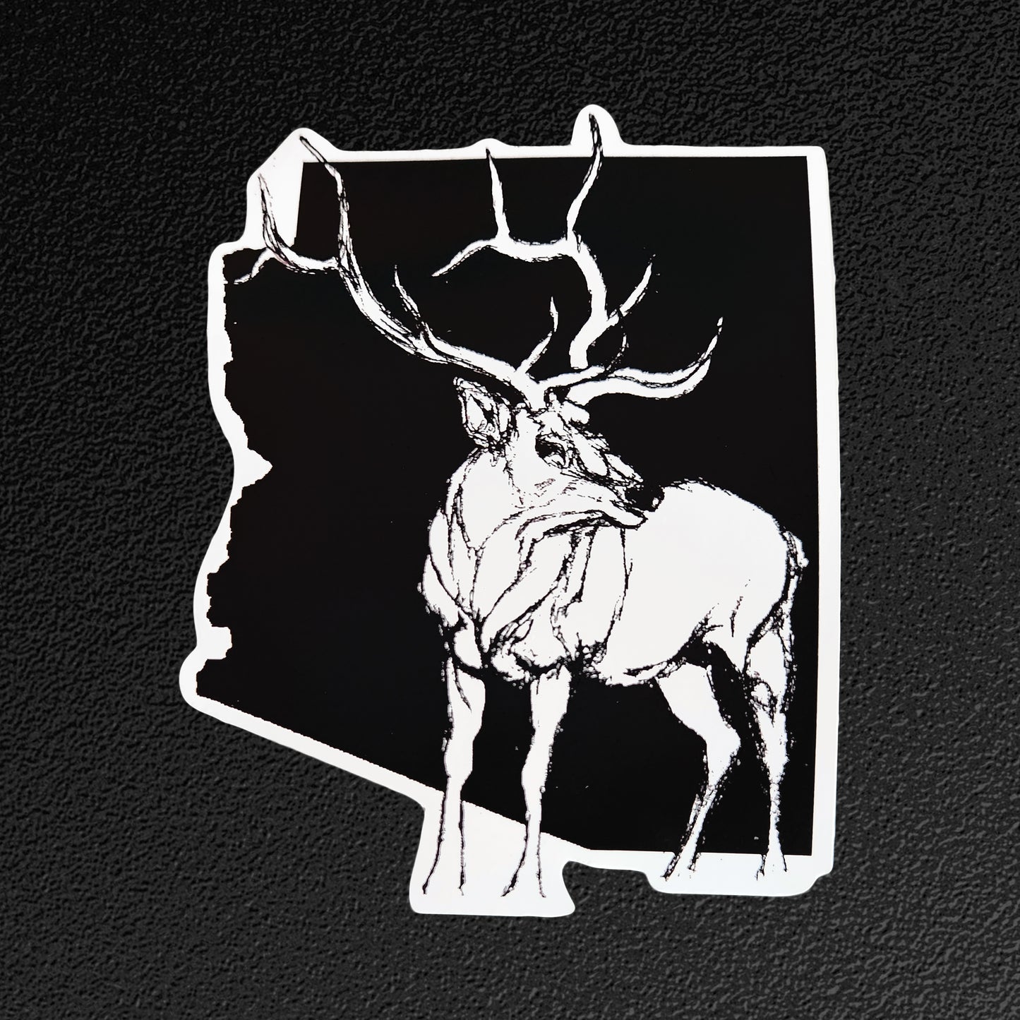 Vinyl Sticker/Decal - "AZ White Elk"