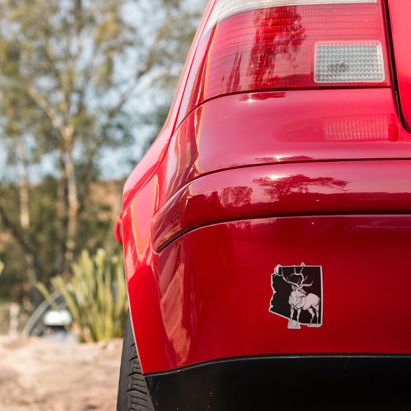 Vinyl Sticker/Decal - "AZ White Elk"