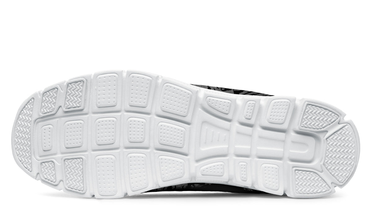 Sneakers - "EOD Bomb Flag" (Grey on Black)