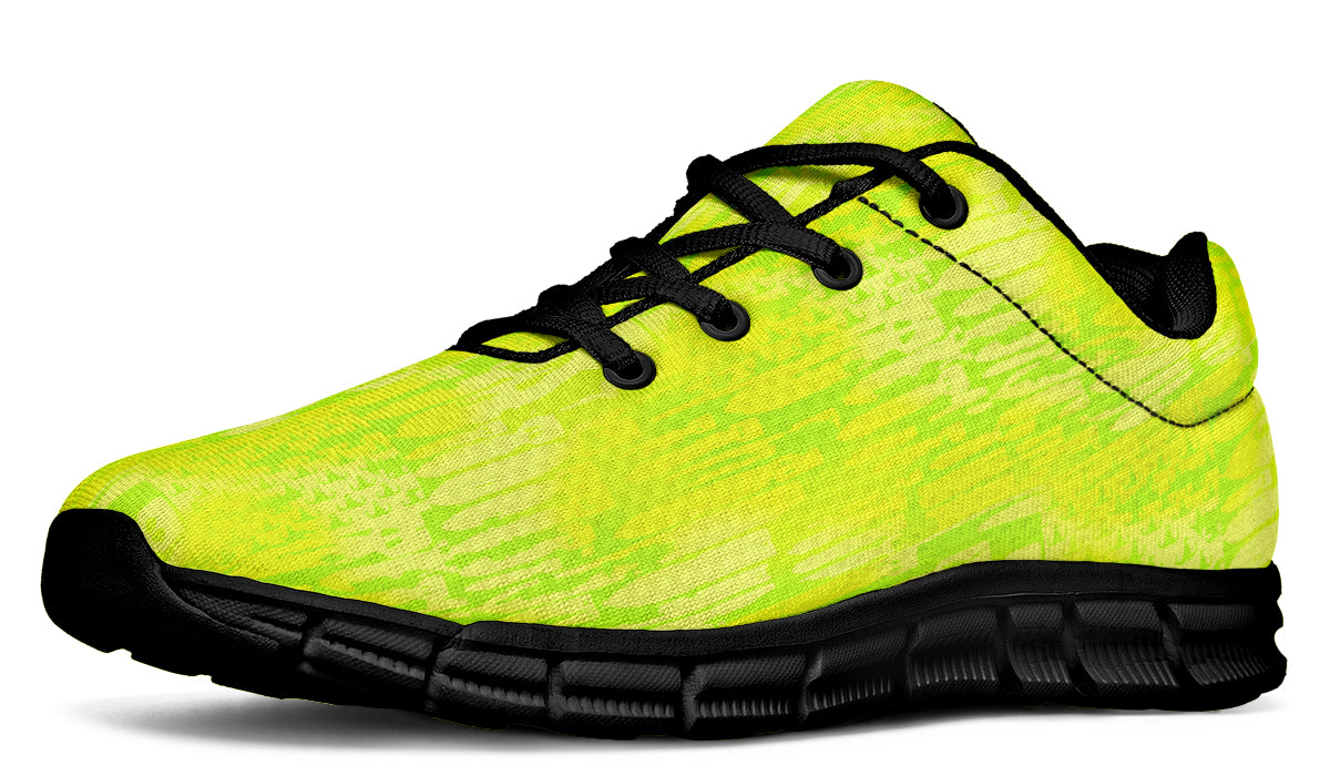 Sneakers - "EOD Bomb Flag" (Neon Lemon and Lime)
