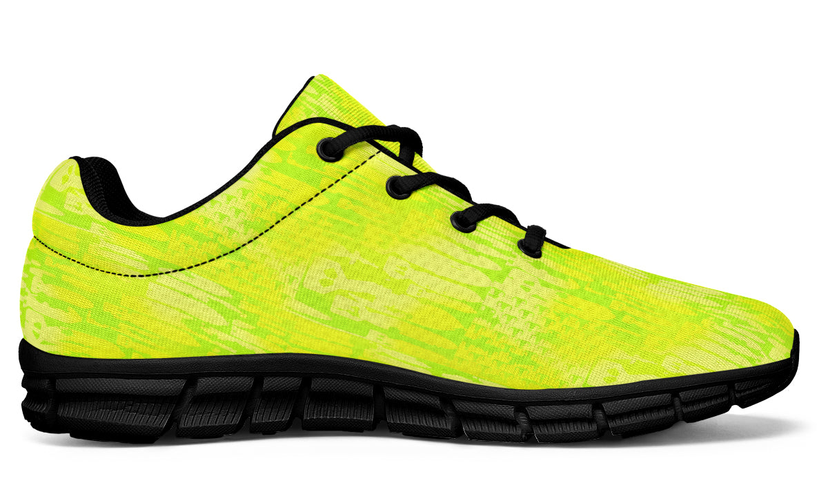 Sneakers - "EOD Bomb Flag" (Neon Lemon and Lime)