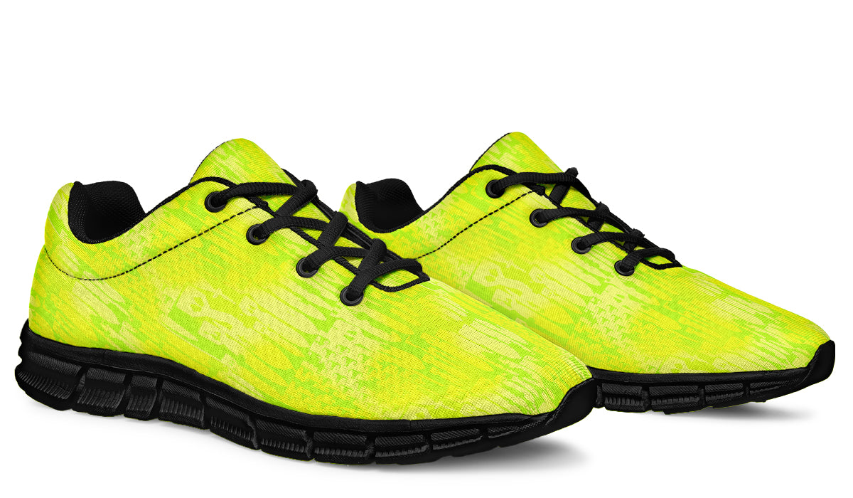 Sneakers - "EOD Bomb Flag" (Neon Lemon and Lime)