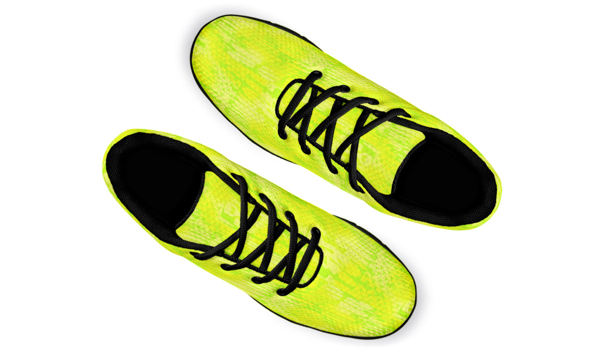 Sneakers - "EOD Bomb Flag" (Neon Lemon and Lime)