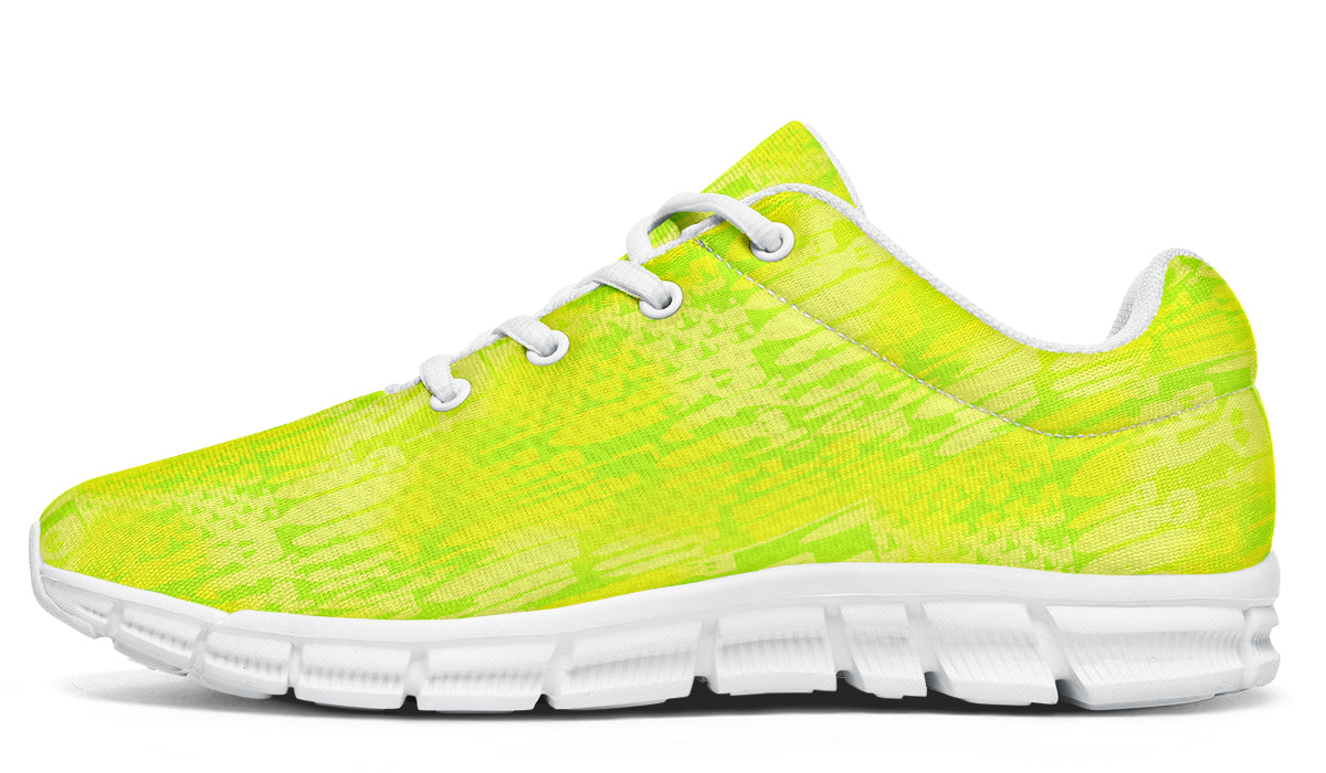 Sneakers - "EOD Bomb Flag" (Neon Lemon and Lime)