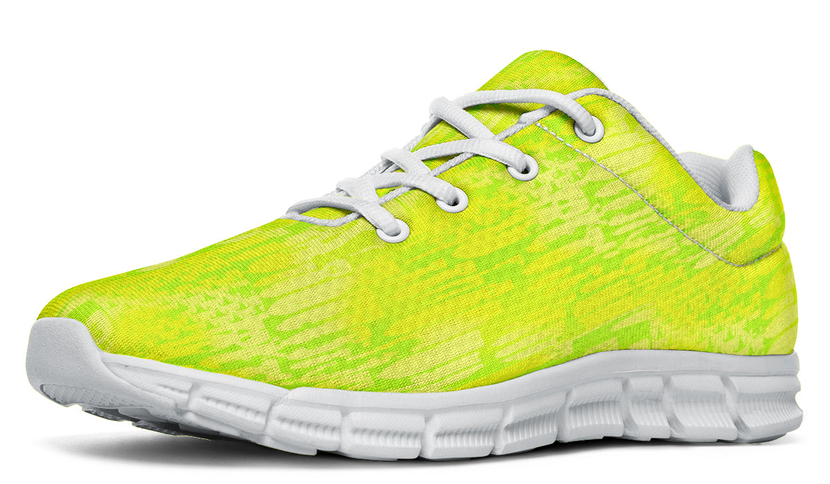 Sneakers - "EOD Bomb Flag" (Neon Lemon and Lime)