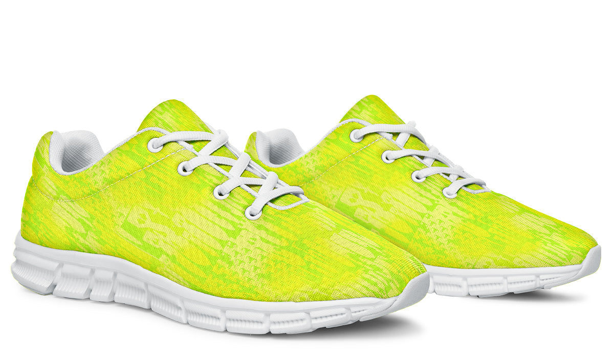 Sneakers - "EOD Bomb Flag" (Neon Lemon and Lime)