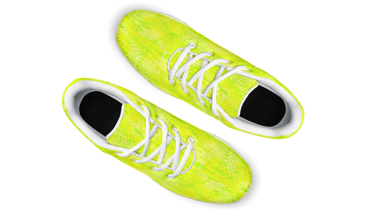Sneakers - "EOD Bomb Flag" (Neon Lemon and Lime)