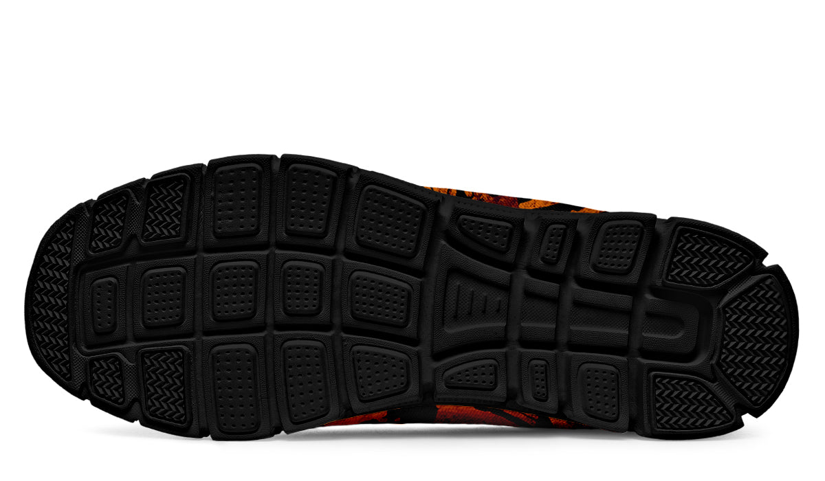Sneakers - "EOD Bomb Flag" (Orange on Black)