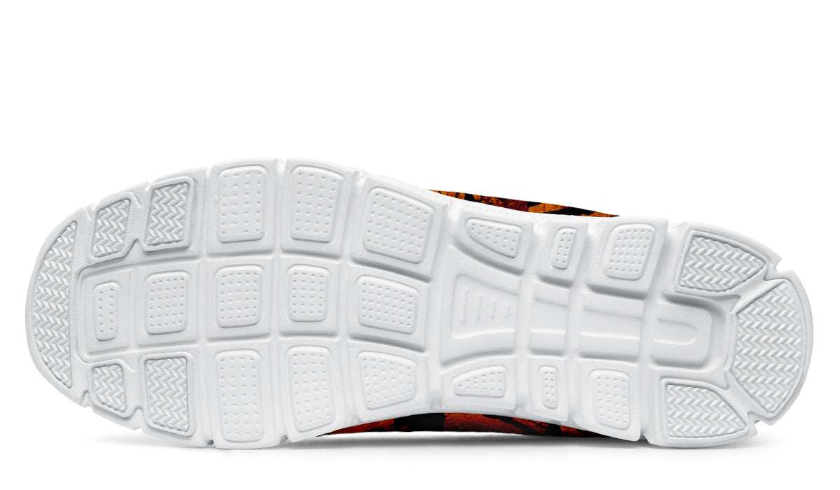 Sneakers - "EOD Bomb Flag" (Orange on Black)