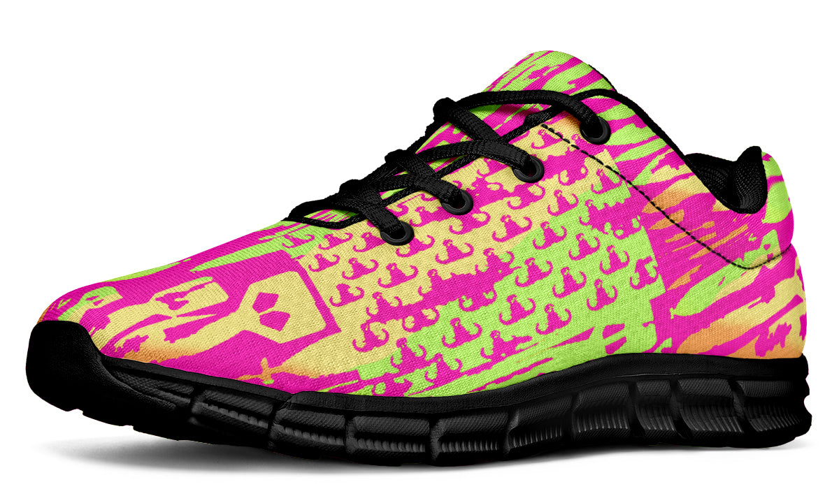 Sneakers - "EOD Bomb Flag" (Pink & Lime)