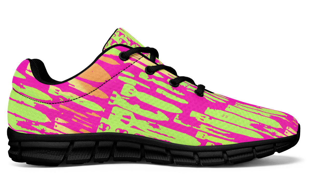 Sneakers - "EOD Bomb Flag" (Pink & Lime)