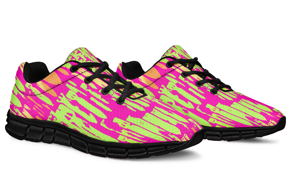 Sneakers - "EOD Bomb Flag" (Pink & Lime)