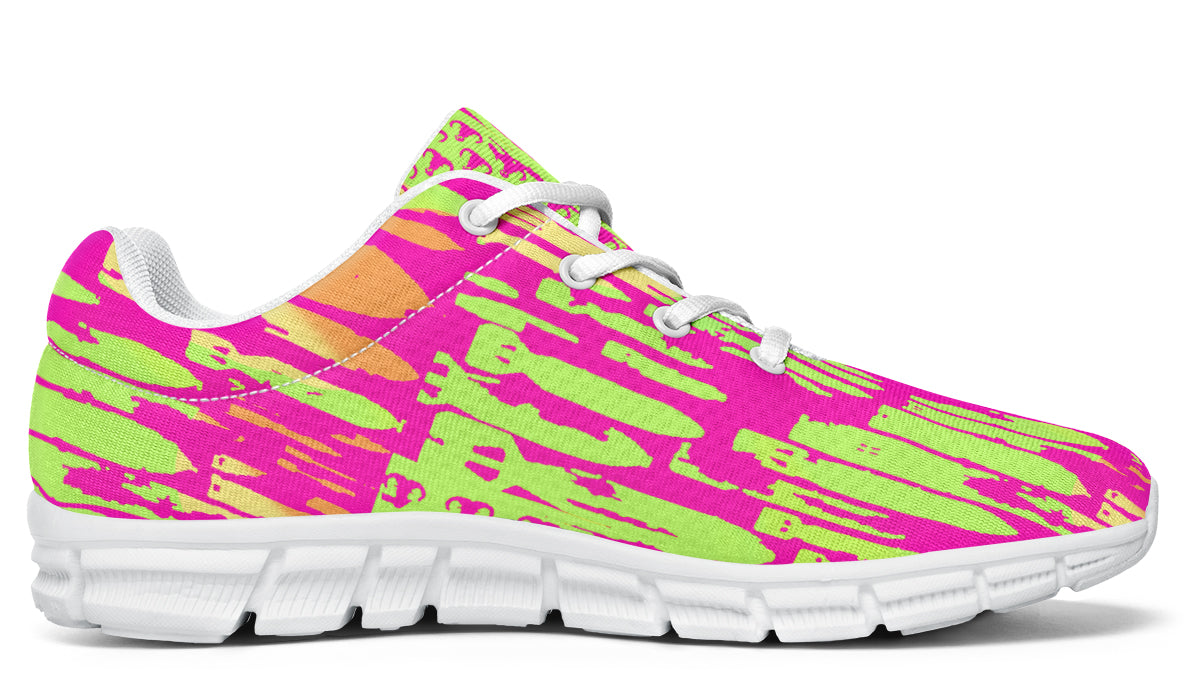 Sneakers - "EOD Bomb Flag" (Pink & Lime)
