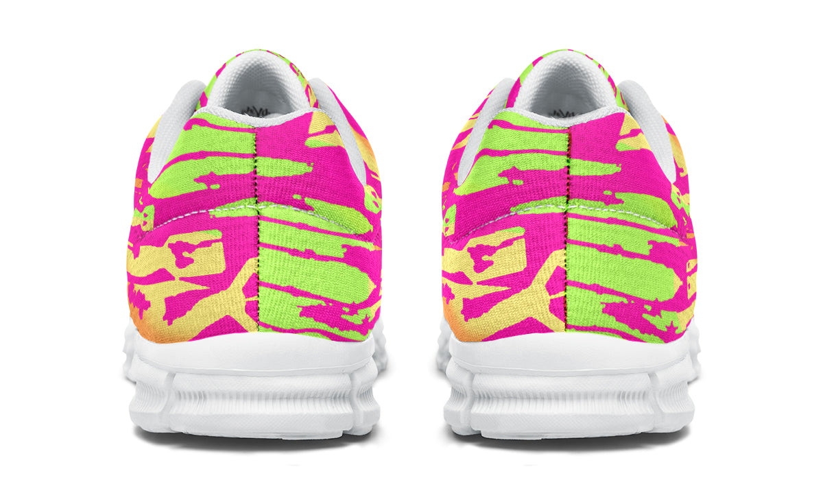 Sneakers - "EOD Bomb Flag" (Pink & Lime)