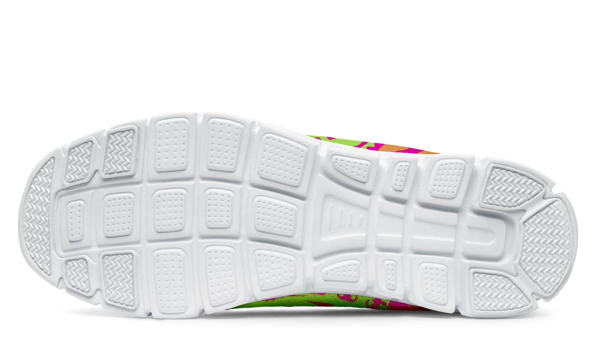 Sneakers - "EOD Bomb Flag" (Pink & Lime)
