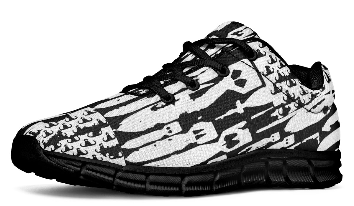 Sneakers - "EOD Bomb Flag" (White on Black)