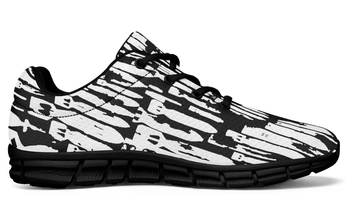 Sneakers - "EOD Bomb Flag" (White on Black)