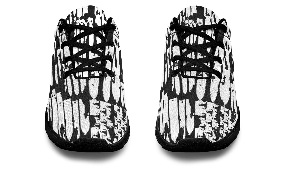 Sneakers - "EOD Bomb Flag" (White on Black)