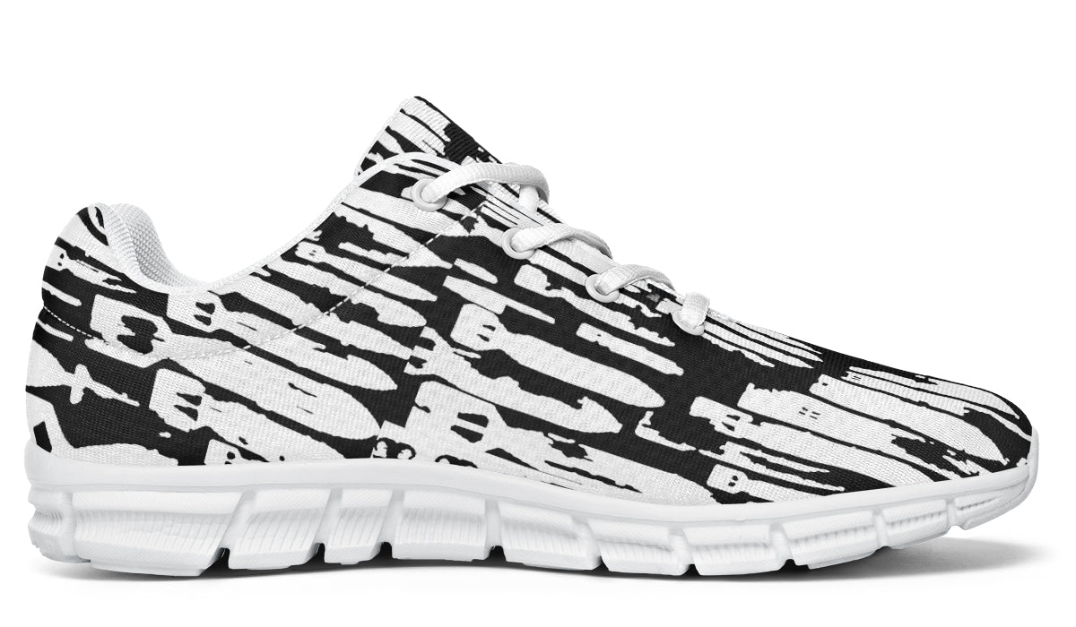 Sneakers - "EOD Bomb Flag" (White on Black)