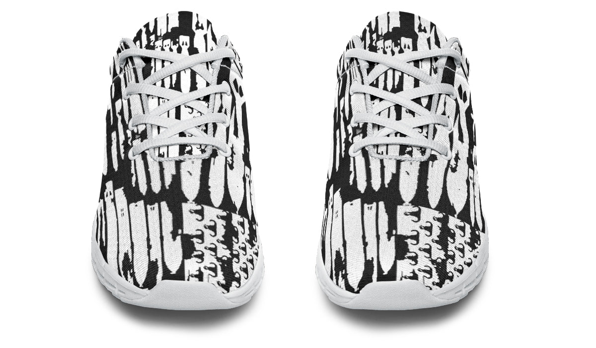 Sneakers - "EOD Bomb Flag" (White on Black)