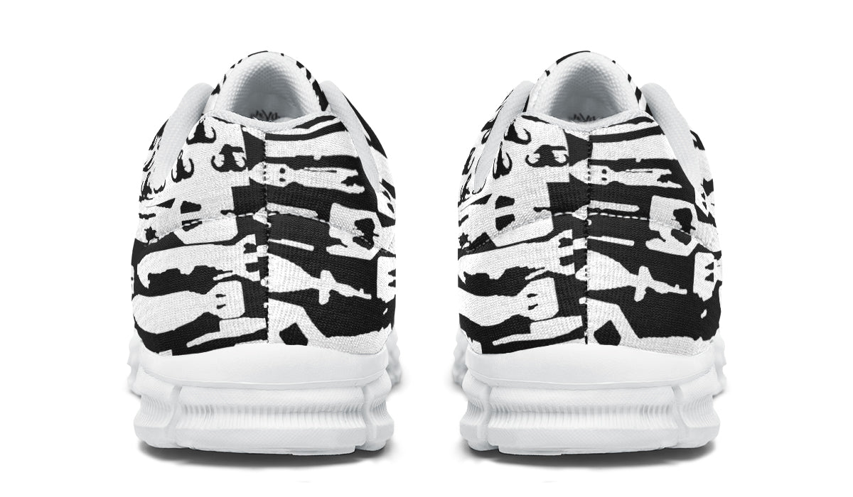 Sneakers - "EOD Bomb Flag" (White on Black)
