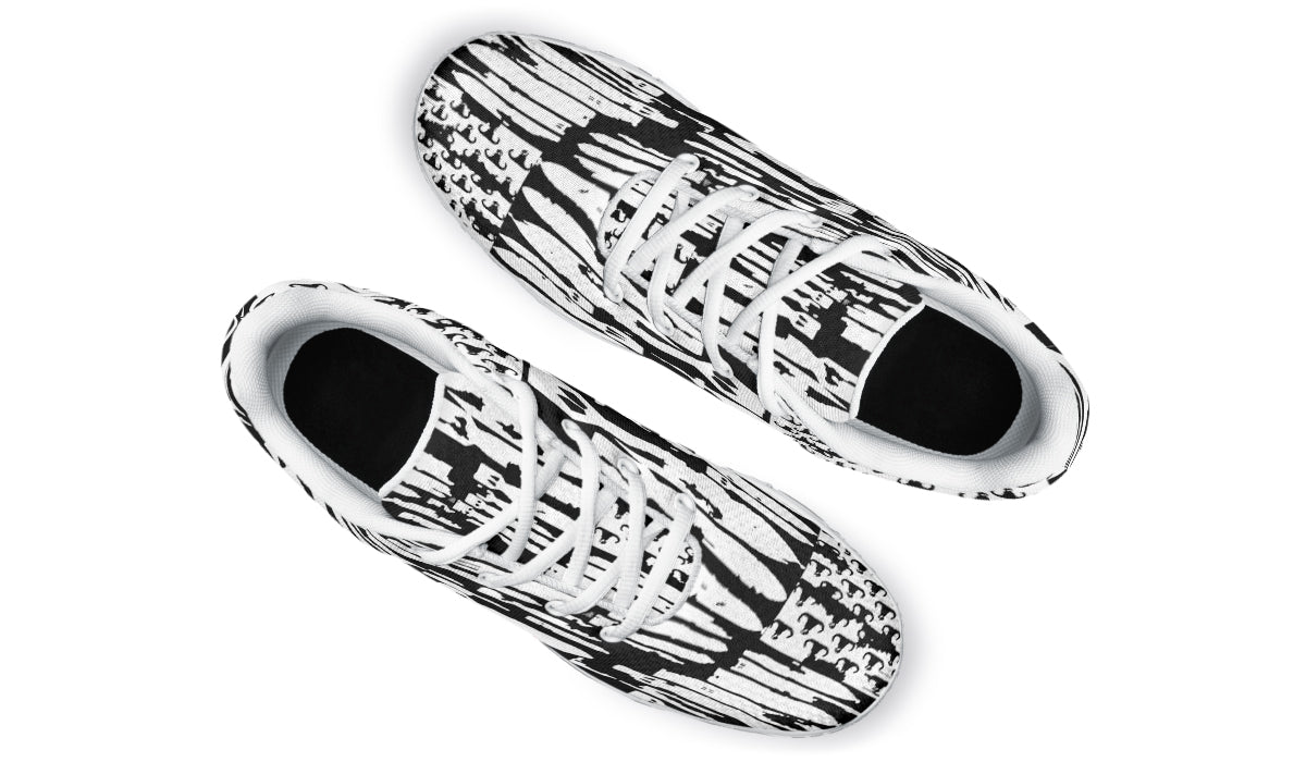Sneakers - "EOD Bomb Flag" (White on Black)