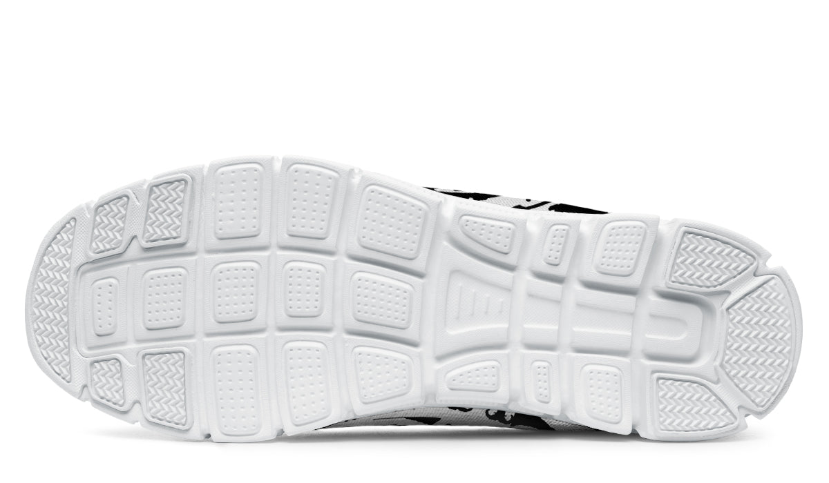 Sneakers - "EOD Bomb Flag" (White on Black)