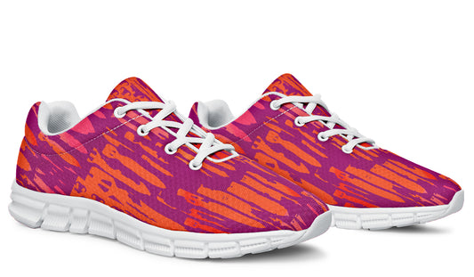 Print On Demand - Sneakers - "EOD Bomb Flag" (Orange & Pinks)