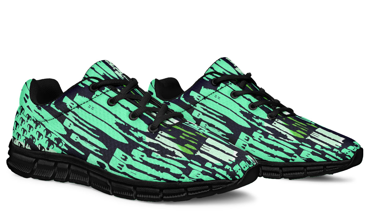 Sneakers - "EOD Bomb Flag" (Greens)