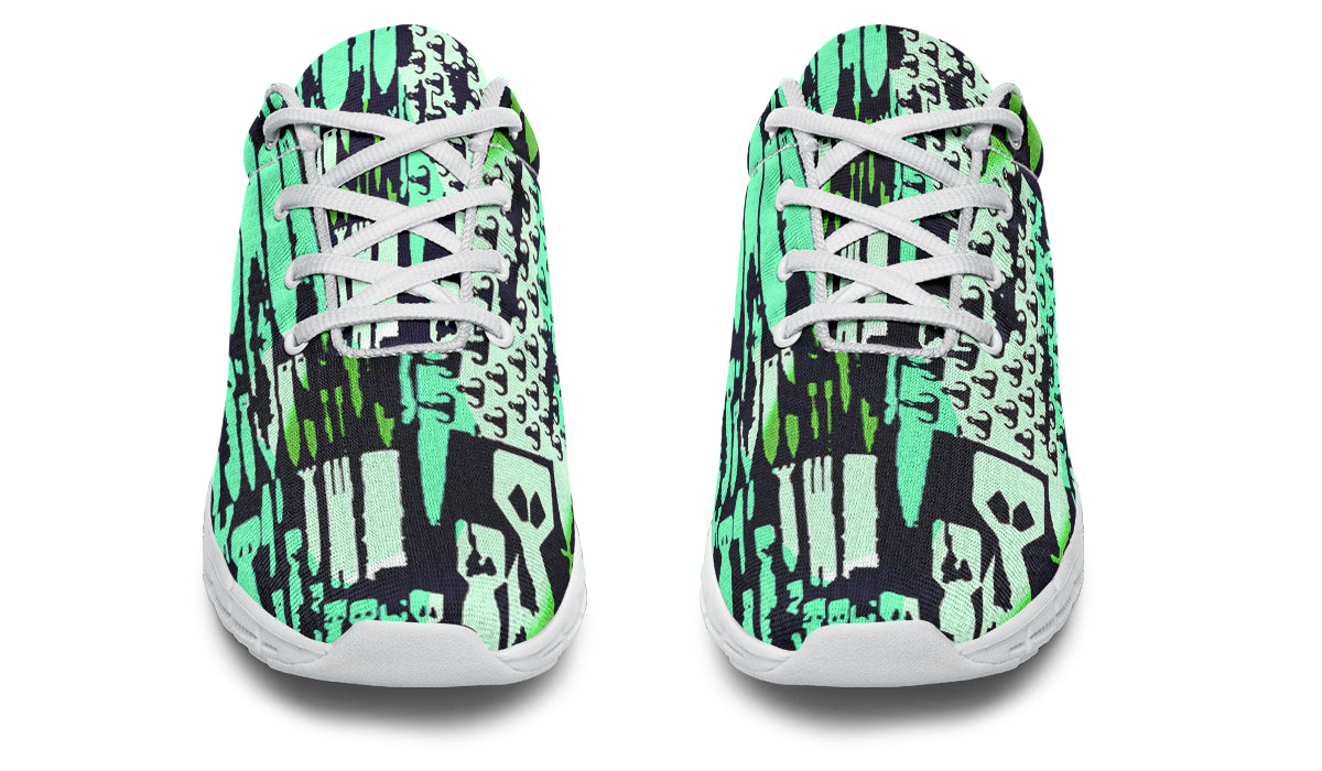 Sneakers - "EOD Bomb Flag" (Greens)