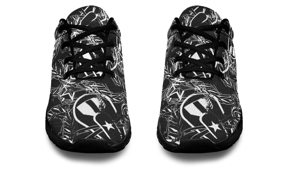 Sneakers - "It's 5 o'clock Somewhere" (White on Black)