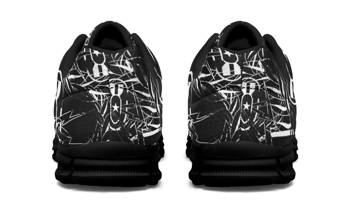 Sneakers - "It's 5 o'clock Somewhere" (White on Black)