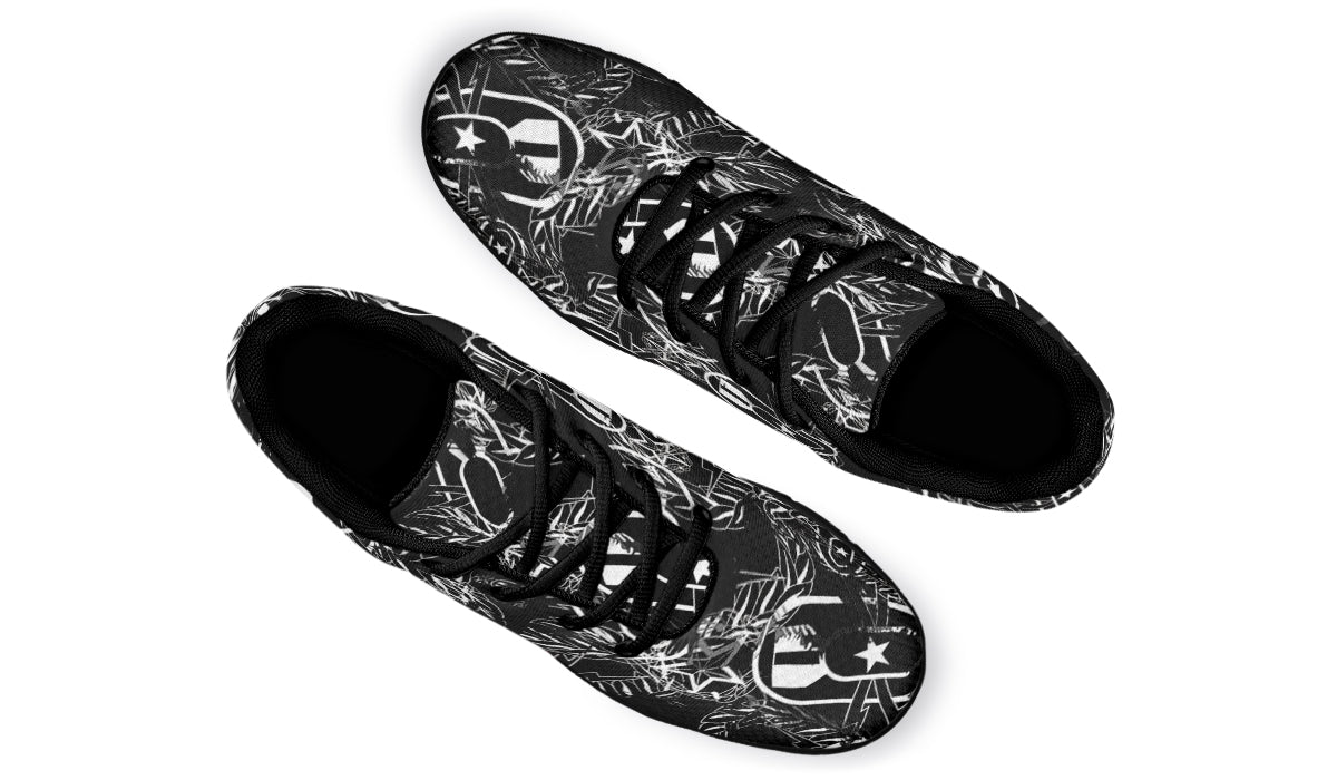 Sneakers - "It's 5 o'clock Somewhere" (White on Black)