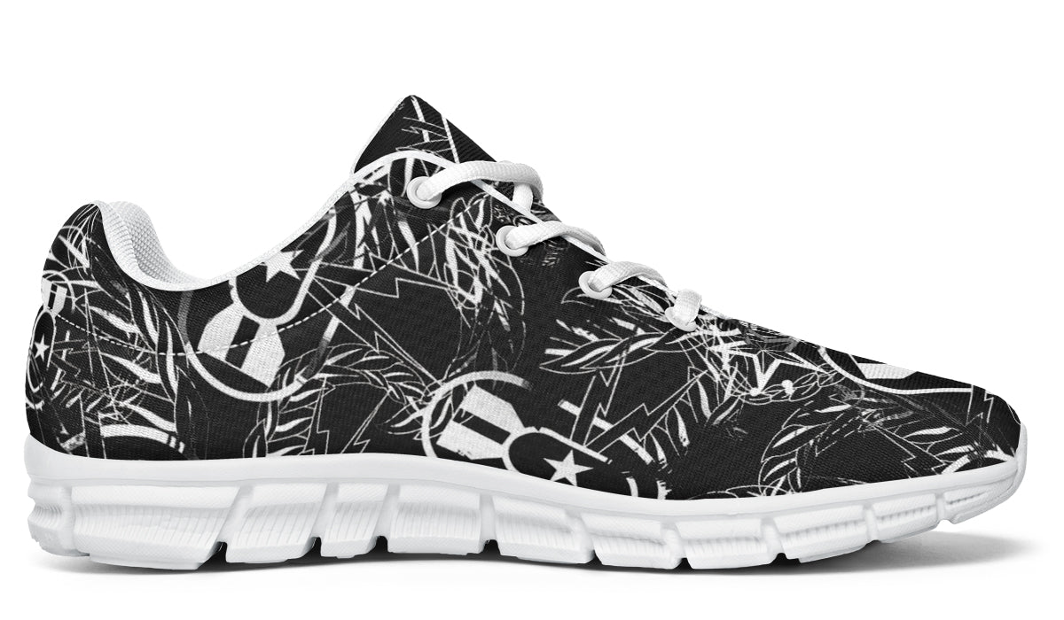 Sneakers - "It's 5 o'clock Somewhere" (White on Black)