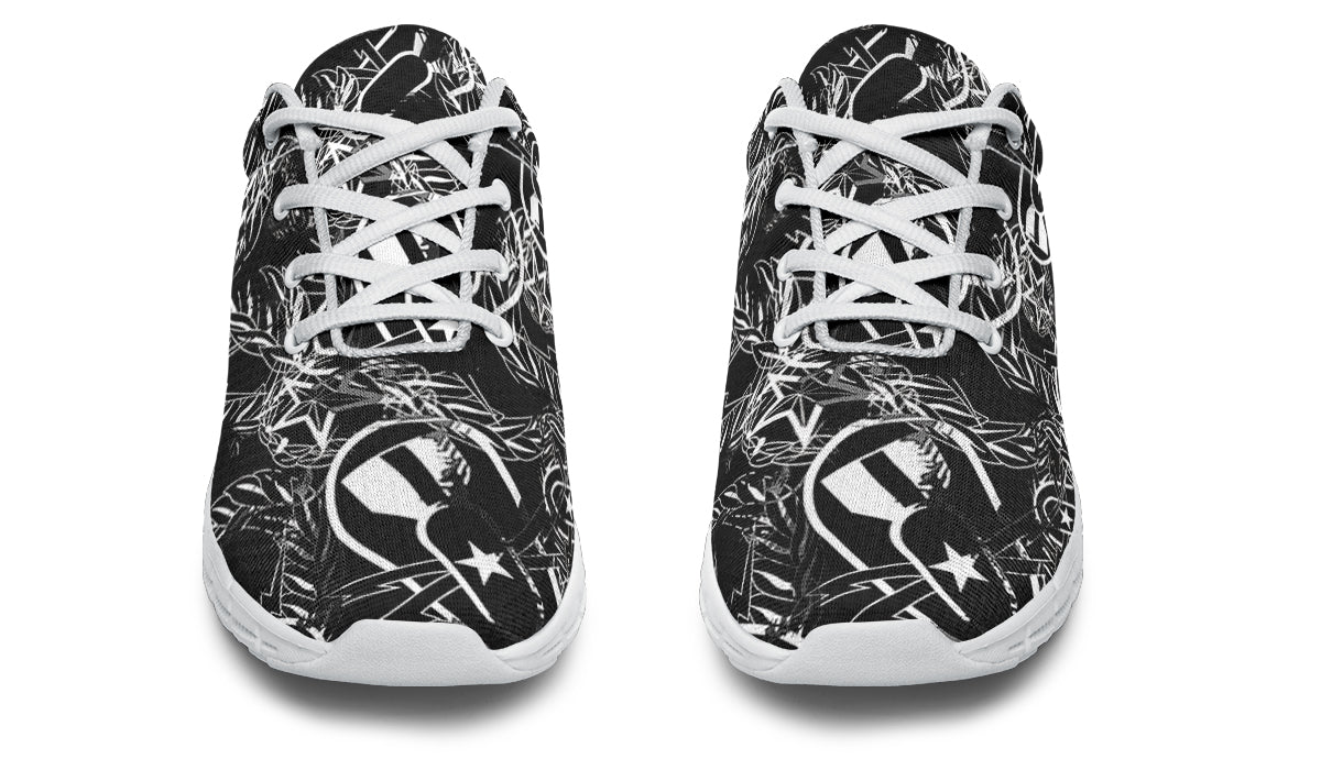 Sneakers - "It's 5 o'clock Somewhere" (White on Black)