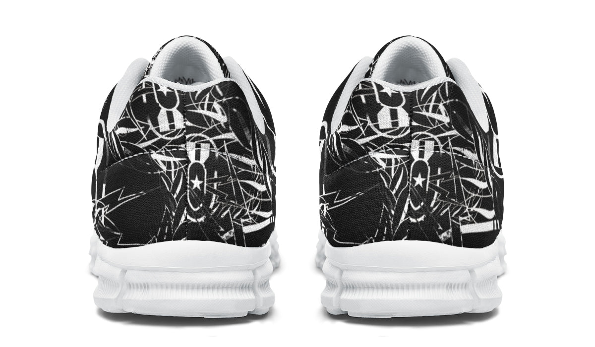 Sneakers - "It's 5 o'clock Somewhere" (White on Black)