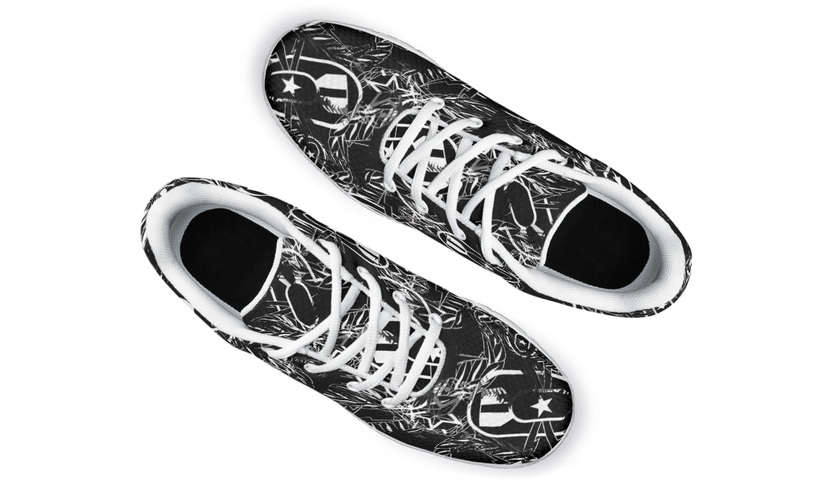 Sneakers - "It's 5 o'clock Somewhere" (White on Black)