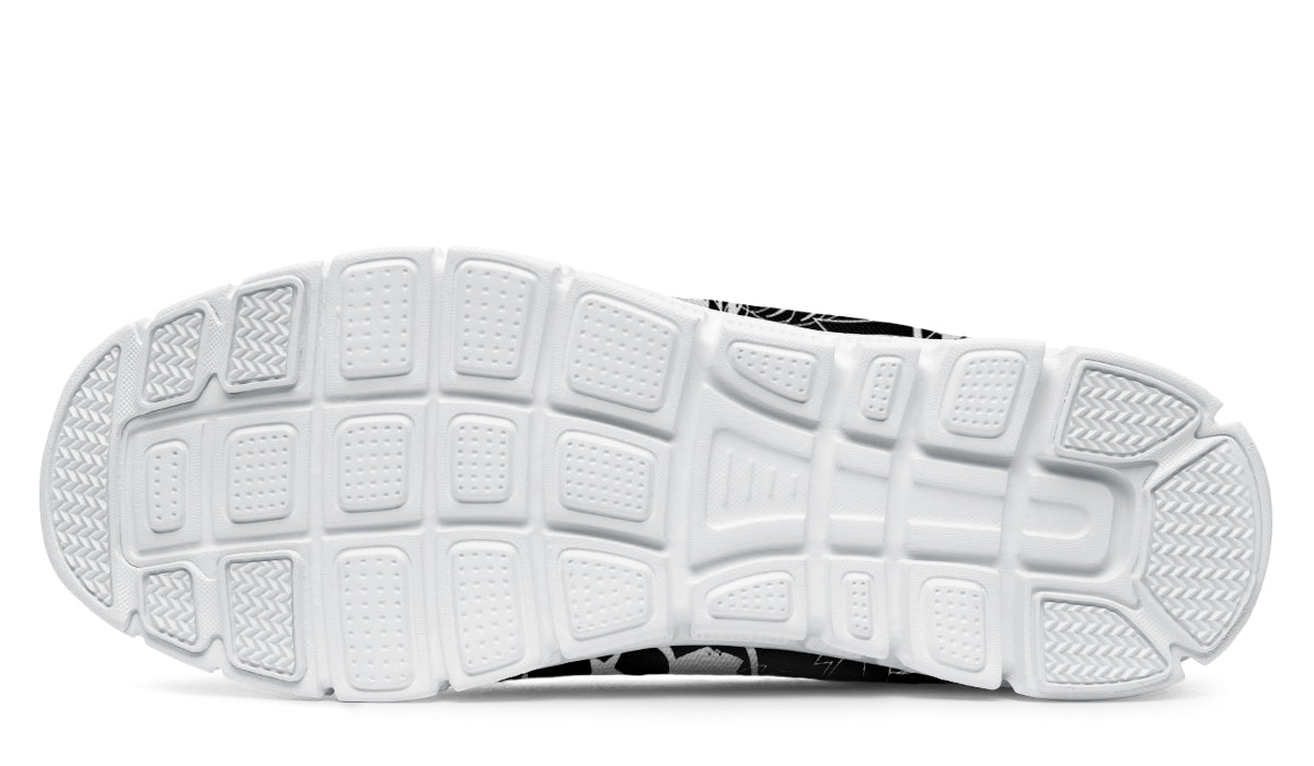 Sneakers - "It's 5 o'clock Somewhere" (White on Black)