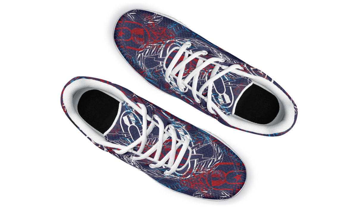 Sneakers - "It's 5 o'clock Somewhere" (Red, White, & Blues)