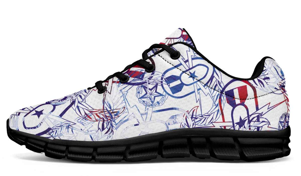 Sneakers - "It's 5 o'clock Somewhere" (Red, White, & Boom!)