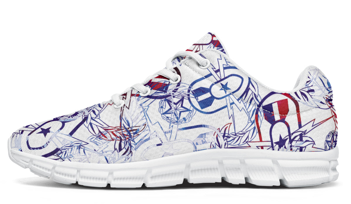 Sneakers - "It's 5 o'clock Somewhere" (Red, White, & Boom!)