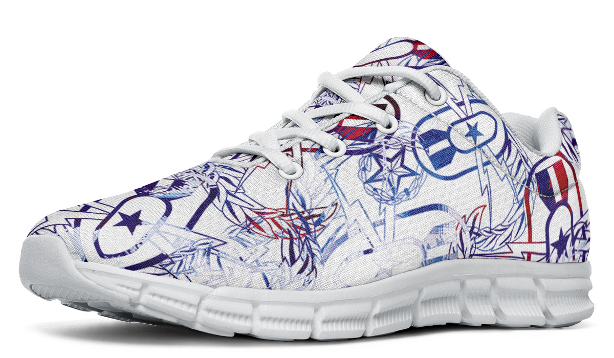 Sneakers - "It's 5 o'clock Somewhere" (Red, White, & Boom!)