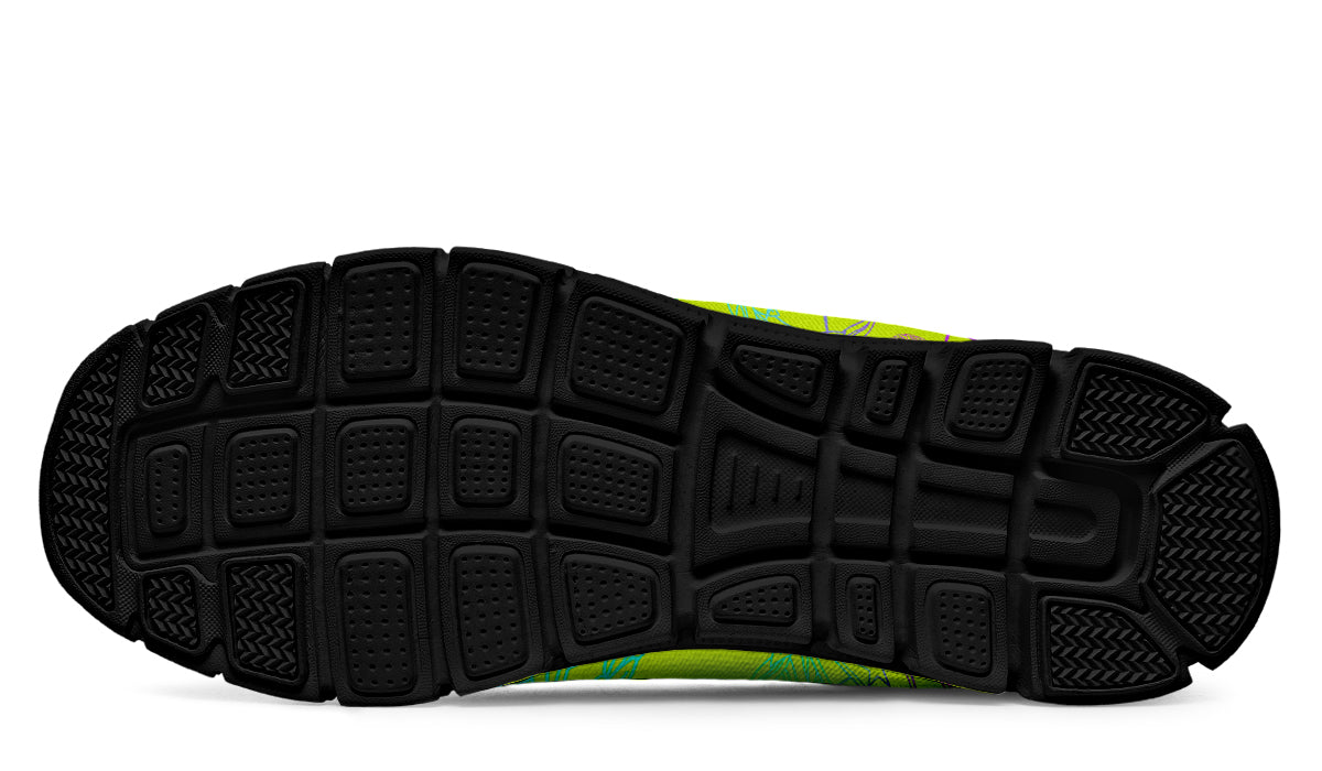 Sneakers - "EOD Mixed Badges" (Multicolor on Yellow)