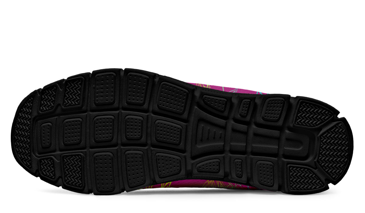 Sneakers - "EOD Mixed Badges" (Multicolor on Pink)