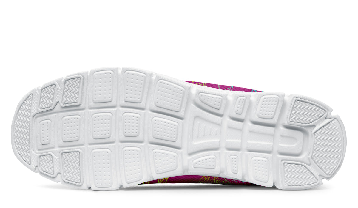 Sneakers - "EOD Mixed Badges" (Multicolor on Pink)