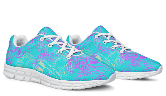 Sneakers - "It's 5 o'clock Somewhere" (Light on Turquoise)