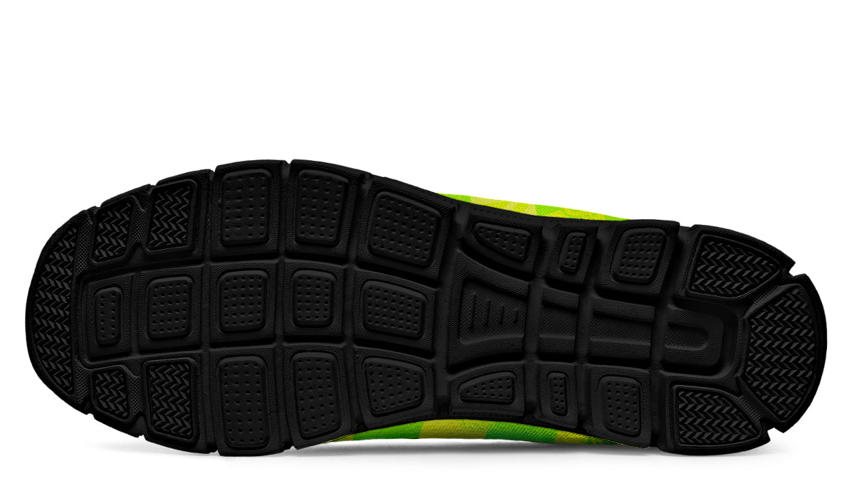 Sneakers - "Neon EOD Checkered Bomb Flag"