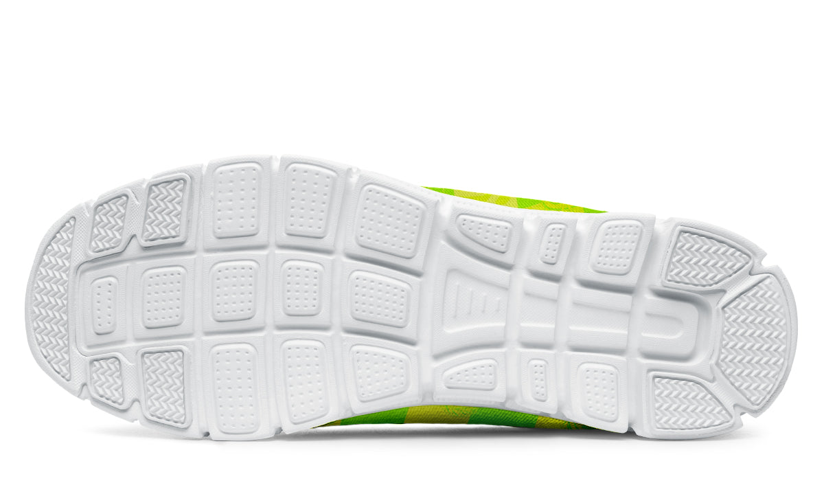 Sneakers - "Neon EOD Checkered Bomb Flag"