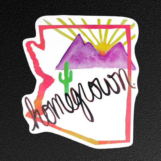 "Arizona Homegrown (Pink)" Vinyl Sticker/Decal